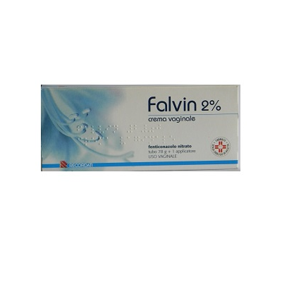 Falvin 2% Antimicotico Crema Vaginale con Applicatori 78 g