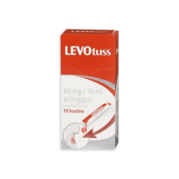 Levotuss Sciroppo 60 mg/10 ml 10 Bustine Tosse