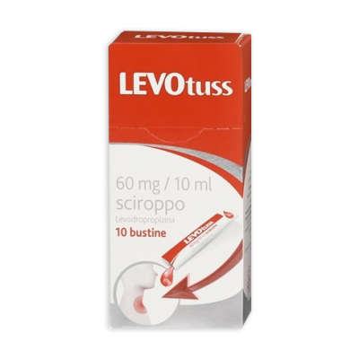 Levotuss Sciroppo 60 mg/10 ml 10 Bustine Tosse