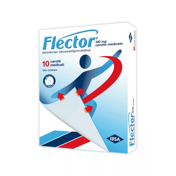 IBSA Flector Unidie 8 Cerotti Medicati 14 Milligrammi