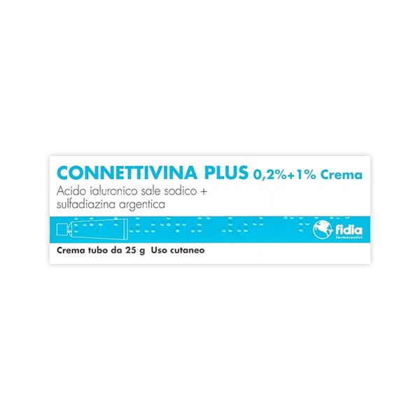 Fidia Farmaceutici Spa Connettivina Plus Antibatterico E Cicatrizzante Crema 25g