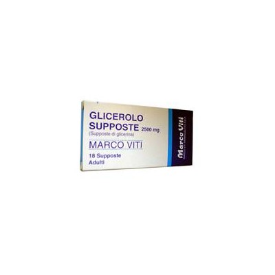 MARCO VITI FARMACEUTICI SPA Glicerolo Marco Viti 18 Supposte Evacuanti da 2250mg