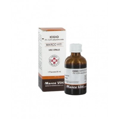Iodio Soluzione Orale 2% / 2.5% Marco Viti 25 Ml