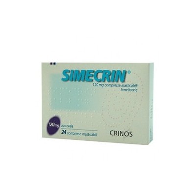SIMECRIN*24CPR MAST 120MG