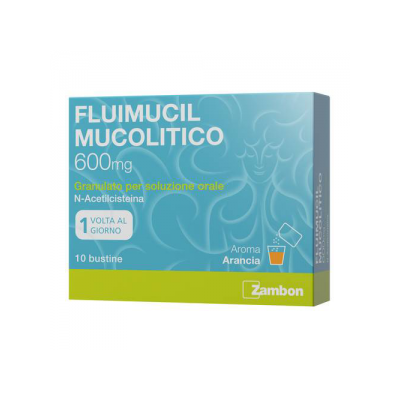 ZAMBON ITALIA SRL FLUIMUCIL MUCOLITICO 10 BUSTINE 600MG