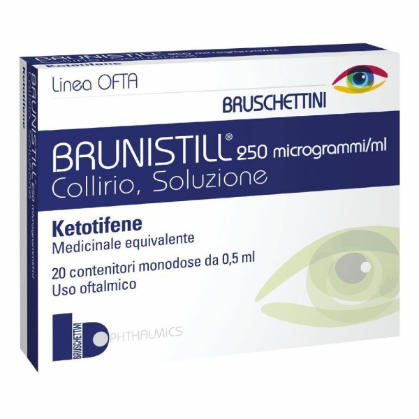 Brunistill Collirio 0,025% 20 Flaconcini Monodose 0,5 ml