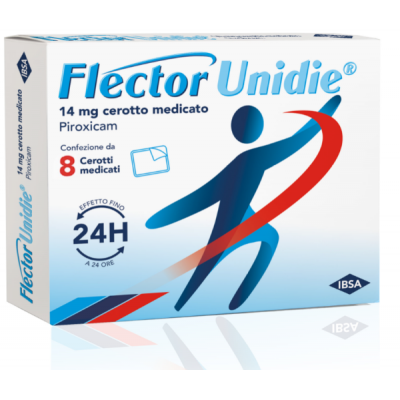 IBSA Flector Unidie 8 Cerotti Medicati 14 Milligrammi