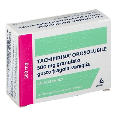 Tachipirina Granulato Orosolubile Fragola Vaniglia 12 bustine 500mg