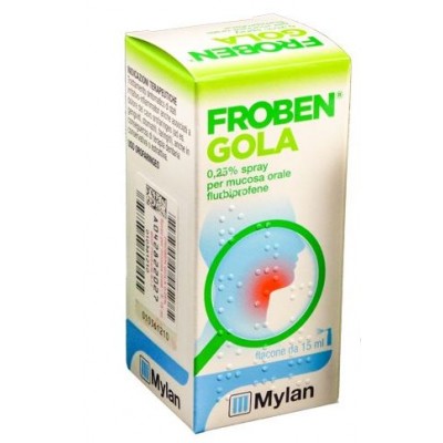 MYLAN ITALIA Srl FROBEN GOLA SPRAY NEBULIZZATORE 15ML 0,25%