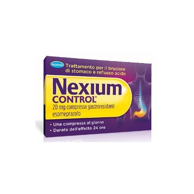 Nexium Control Antiacido per Bruciore di Stomaco e Reflusso 14 Compresse
