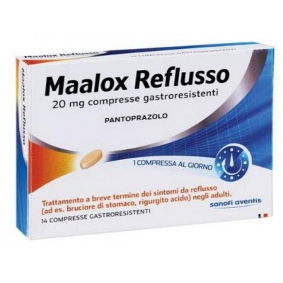 SANOFI Srl MAALOX REFLUSSO % 14 COMPRESSE 20 MG