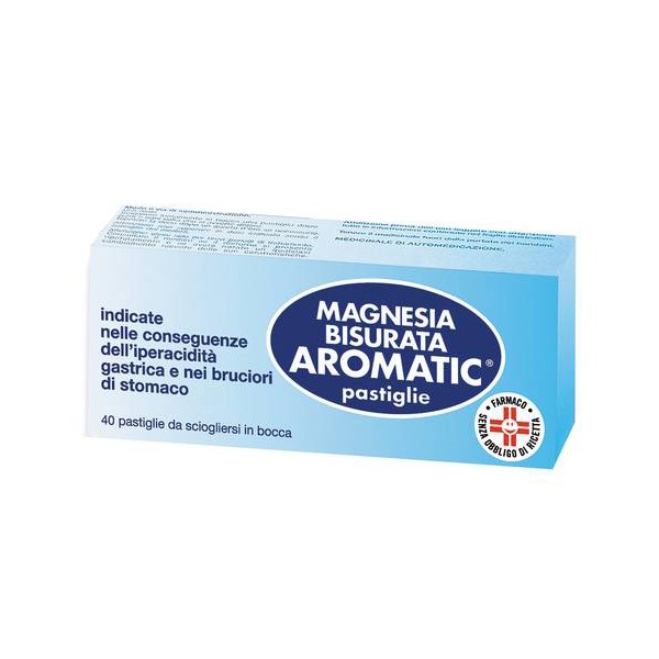 Magnesia Bisurata Aromatic 40 Compresse