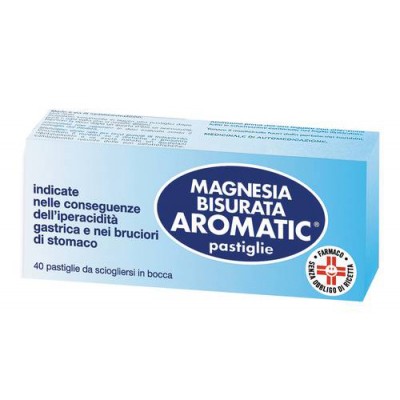 Magnesia Bisurata Aromatic 40 Compresse