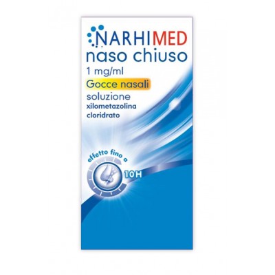 Narhimed Naso Chiuso 1 mg/ml Soluzione Decongestionante per Riniti e Sinusiti 10 mL