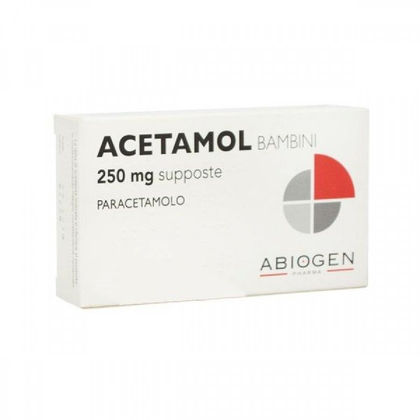 Acetamol Bambini 10 Supposte da 250 mg