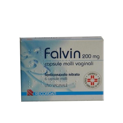 Falvin 6 capsule vaginali molli 200mg