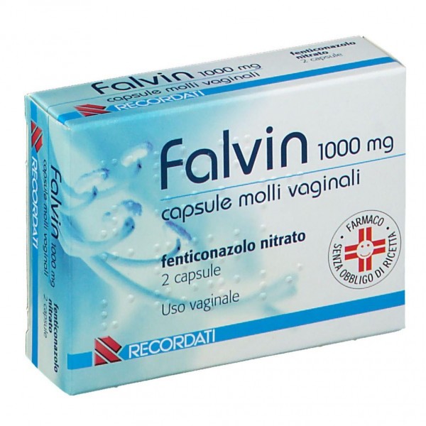 Falvin antimicotico 2 capsule vaginali molli 1000 mg