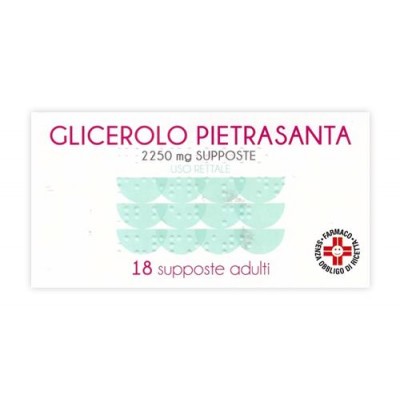 Glicerolo pietrasanta adulti 2250 mg 18 supposte