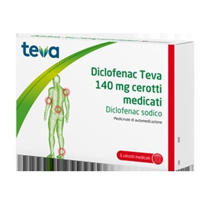 DICLOFENAC TE*5CER MED 140MG