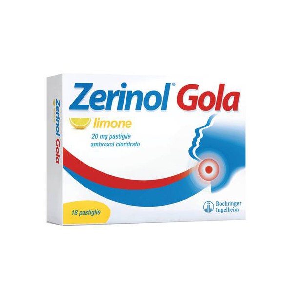 Zerinol Gola Limone 20mg 18 Pastiglie