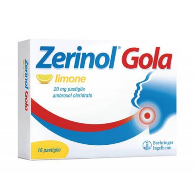 Zerinol Gola Limone 20mg 18 Pastiglie