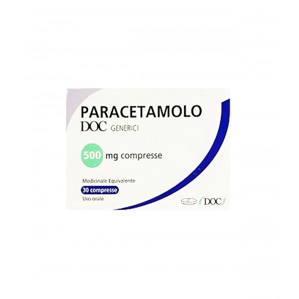Paracetamolo DOC Generici 500 mg 30 Compresse