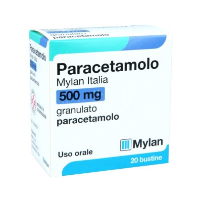 Paracetamolo 500 mg Mylan Granulato 20 bustine
