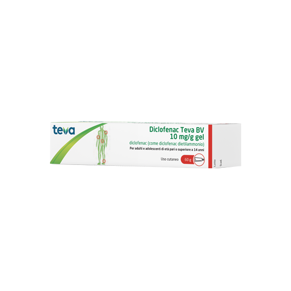 Diclofenac Teva Gel 10mg/g 60g