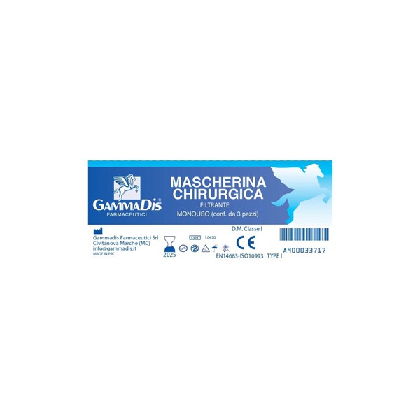 MASCHERINA CHIRURGICA 3PZ