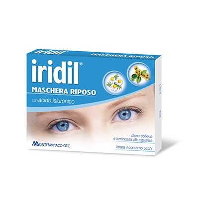 Iridil Maschera Riposo Occhi con Acido Ialuronico Pezzo Singolo