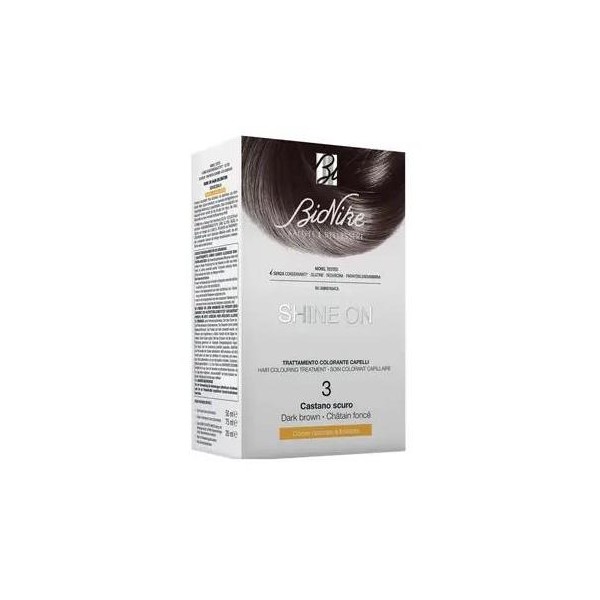 Bionike Shine On 3 Castano Scuro Trattamento Colorante Capelli
