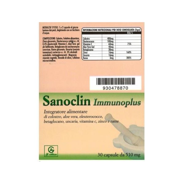 SANOCLIN IMMUNOPLUS 30CPS
