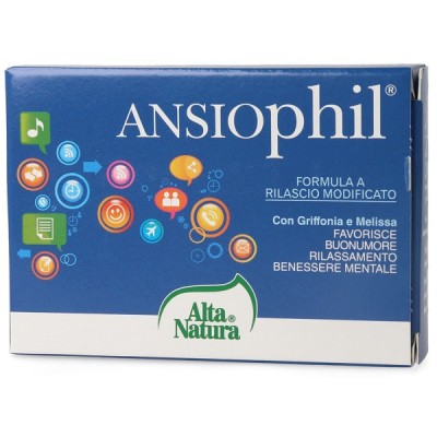 ALTA NATURA-INALME Srl ANSIOPHIL 15 COMPRESSE 850MG