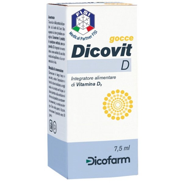 DICOFARM SpA DICOVIT D VITAMINA D3 7,5 ML