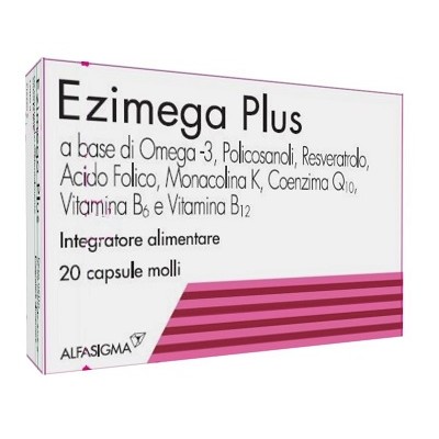 Ezimega Plus Supporto Cardiaco e Metabolico 20 Capsule