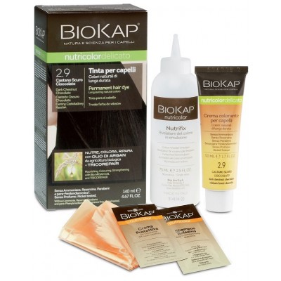 
BIOS LINE SPA Bios Line BioKap Nutricolor Tinta Delicato Confezione 140 ml Colore 2,9 Castano Scuro Cioccolato