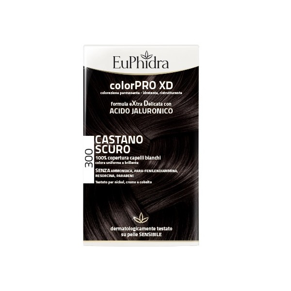 ZETA FARMACEUTICI SpA EUPHIDRA COLORPRO XD 300 CASTANO SCURO GEL
