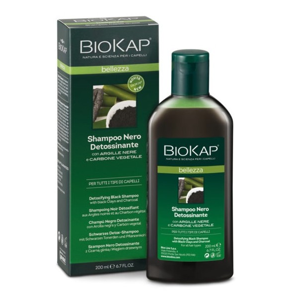 
BIOS LINE SpA BioKap Shampoo Nero Detossinante 200 ml