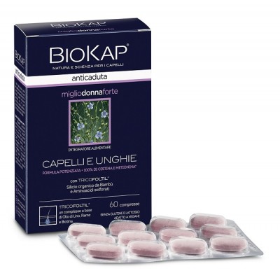 
Bios Line BioKap Anticaduta Miglio Donna Forte 60 Compresse