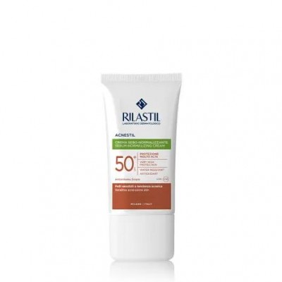 Rilastil Sun System Acnestil Crema Solare SPF 50+ Pelle Acneica 40 ml