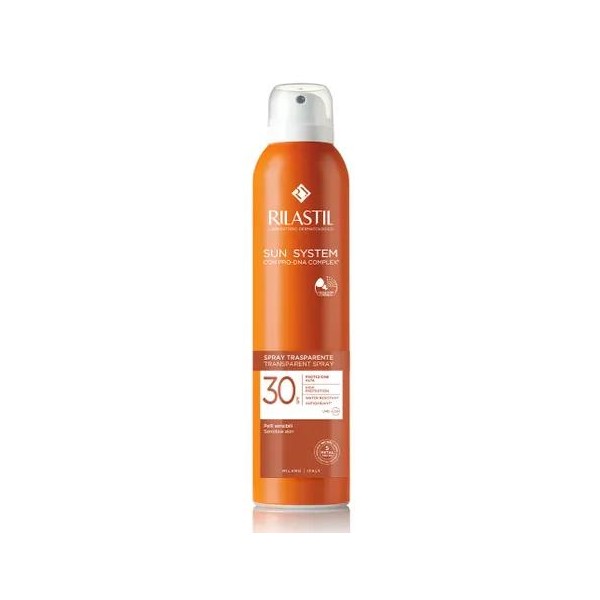Rilastil Sun System Spray Trasparente Solare SPF 30 Corpo 200ml
