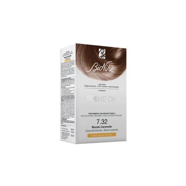 Bionike Shine On 7.32 Biondo Caramello Trattamento Colorante Capelli
