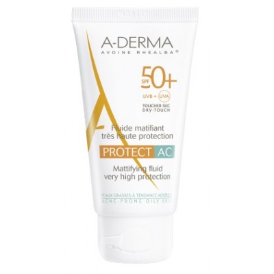 ADERMA (Pierre Fabre It.SpA) A-Derma Protect AC Fluido Opacizzante Spf50 + 40ml