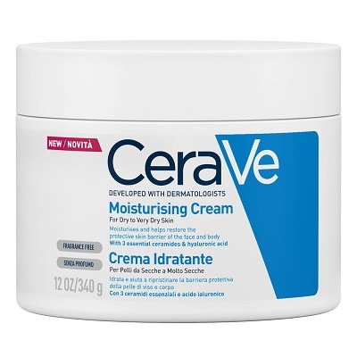 Cerave Crema Idratante Viso E Corpo Pelli Da Secche A Molto Secche 340g