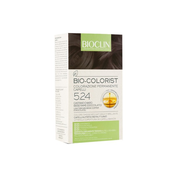 Bioclin Bio Colorist Colorazione Permanente 5.24 Castano Chiaro Beige Rame