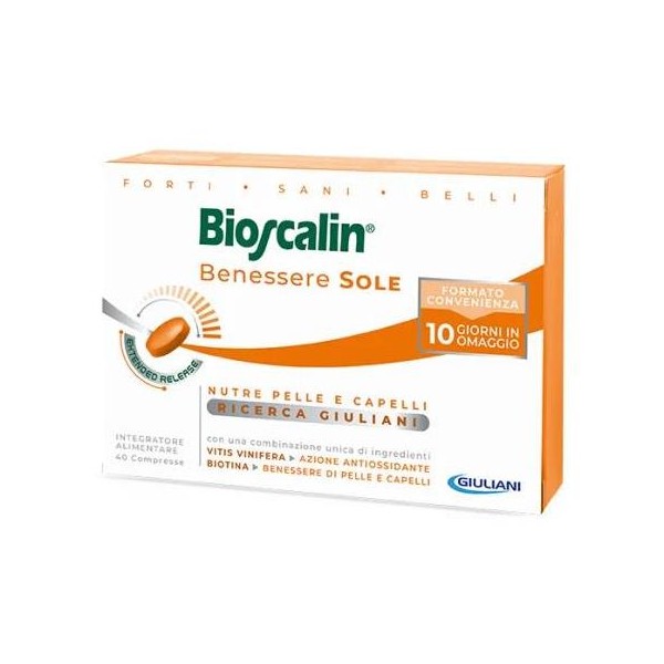Bioscalin Benessere Sole Capelli e Pelle 30 + 10 Compresse Omaggio