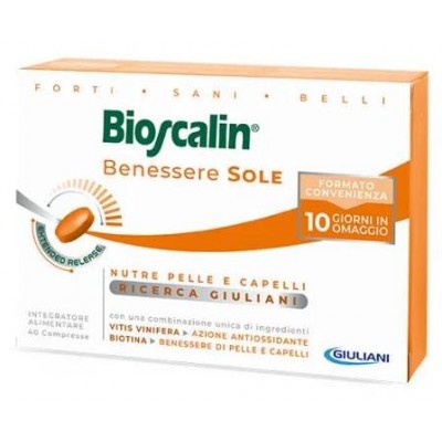 Bioscalin Benessere Sole Capelli e Pelle 30 + 10 Compresse Omaggio