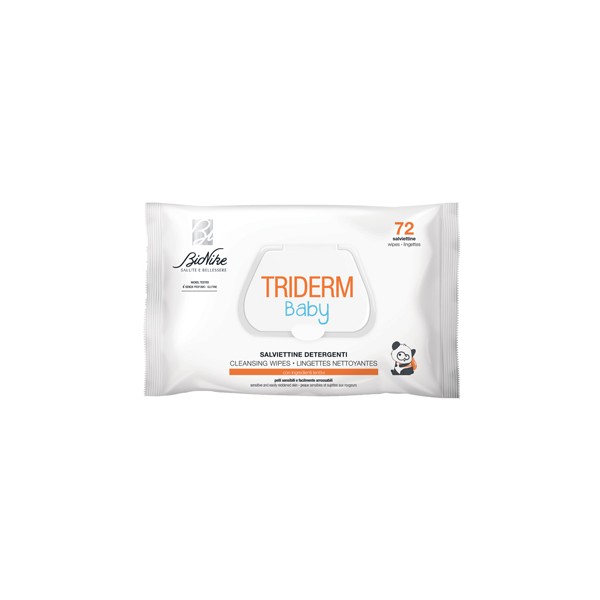 Bionike Triderm Baby Salviettine Detergenti 72 Pezzi

