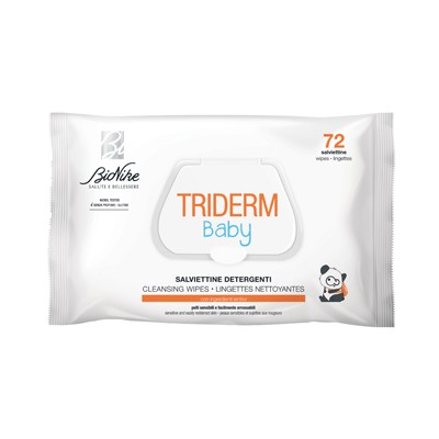 Bionike Triderm Baby Salviettine Detergenti 72 Pezzi

