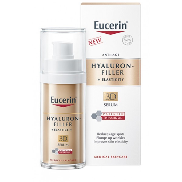 Eucerin Hyaluron Filler e Elasticity Siero 3D Tripla Azione Antietà 30ML